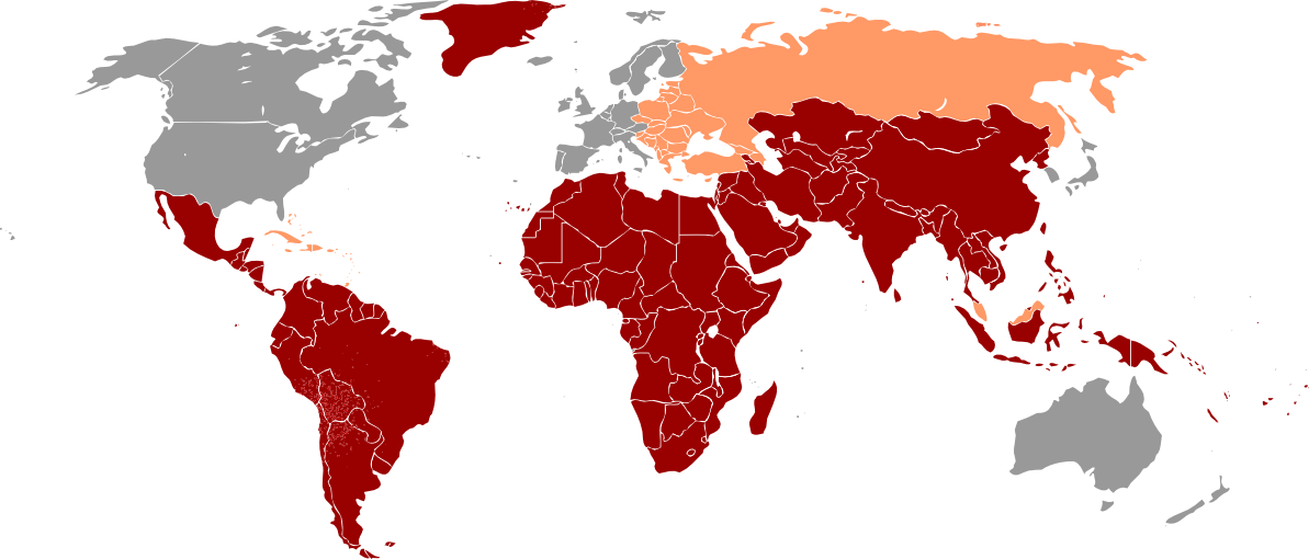 Verbreitung von Hepatitis A